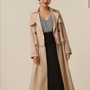 Vetta Convertible Trench - M - Khaki - NWT